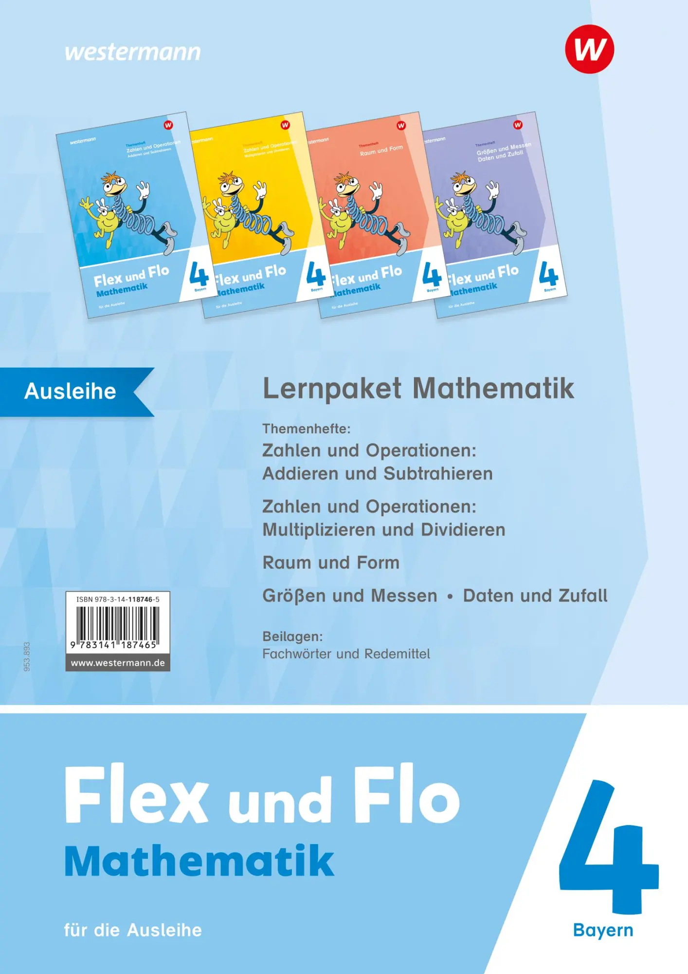Cover: 9783141187465 | Flex und Flo 4. Lernpaket Mathematik: Für die Ausleihe. Für Bayern
